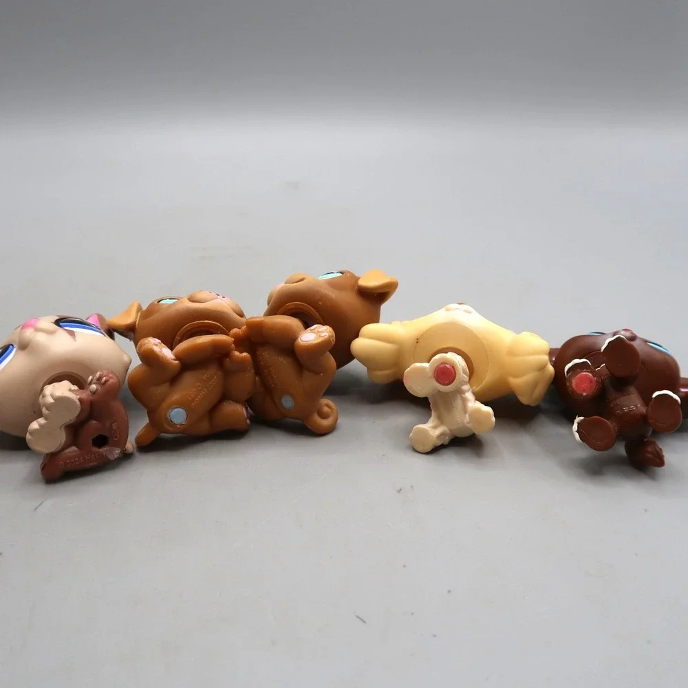 Vintage Littlest Pet Shop Lot of LPS Dog #1052 Boxer #786 Pug #175 Maltese #219